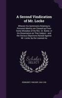 A Second Vindication of Mr. Locke