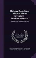 National Register of Historic Places Inventory - Nomination Form