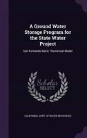 A Ground Water Storage Program for the State Water Project