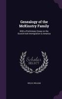 Genealogy of the McKinstry Family