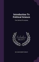 Introduction To Political Science