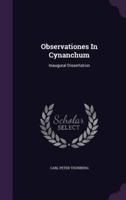 Observationes In Cynanchum