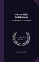 Electric Light Installations