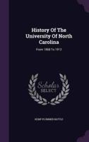History Of The University Of North Carolina