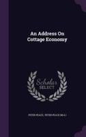 An Address On Cottage Economy