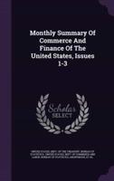 Monthly Summary of Commerce and Finance of the United States, Issues 1-3