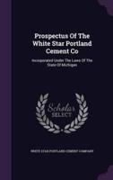 Prospectus Of The White Star Portland Cement Co