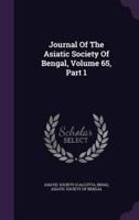 Journal of the Asiatic Society of Bengal, Volume 65, Part 1