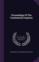 Proceedings Of The Continental Congress