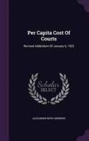 Per Capita Cost Of Courts