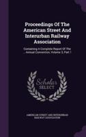 Proceedings Of The American Street And Interurban Railway Association