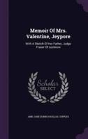 Memoir Of Mrs. Valentine, Jeypore