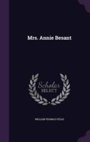Mrs. Annie Besant
