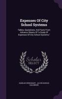 Expenses Of City School Systems