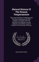 Natural History Of The Human Temperaments