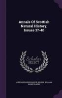 Annals Of Scottish Natural History, Issues 37-40