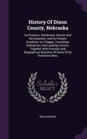 History Of Dixon County, Nebraska