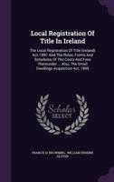 Local Registration Of Title In Ireland
