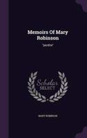 Memoirs of Mary Robinson