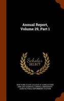 Annual Report, Volume 29, Part 1