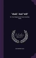 Shall, And Will
