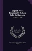 English Prose Treatises Of Richard Rolle De Hampole