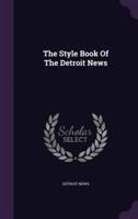 The Style Book Of The Detroit News