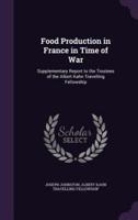 Food Production in France in Time of War