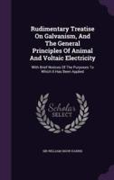 Rudimentary Treatise On Galvanism, And The General Principles Of Animal And Voltaic Electricity