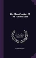 The Classification Of The Public Lands