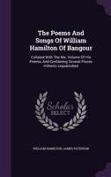The Poems And Songs Of William Hamilton Of Bangour