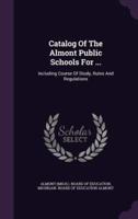 Catalog Of The Almont Public Schools For ...