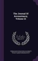 The Journal Of Accountancy, Volume 21