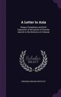 A Letter to Asia