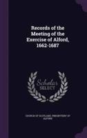 Records of the Meeting of the Exercise of Alford, 1662-1687