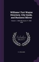 Williams' Fort Wayne Directory, City Guide, and Business Mirror