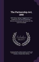 The Partnership Act, 1890