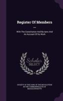 Register Of Members ...