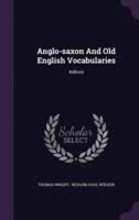 Anglo-Saxon And Old English Vocabularies
