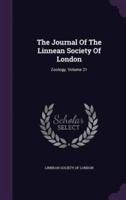 The Journal Of The Linnean Society Of London