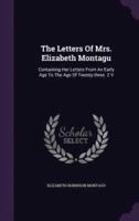 The Letters Of Mrs. Elizabeth Montagu