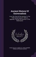 Ancient History Of Universalism