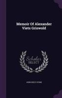Memoir Of Alexander Viets Griswold