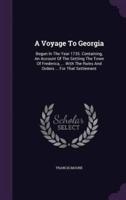 A Voyage To Georgia