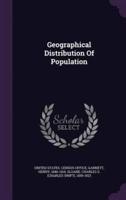 Geographical Distribution Of Population