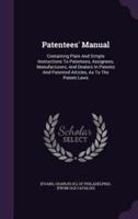 Patentees' Manual