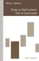 Essays on the Economic Role of Government : Volume 2: Applications