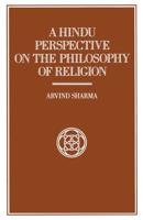 A Hindu Perspective on the Philosophy of Religion