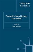 Towards a New Literary Humanism