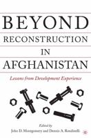 Beyond Reconstruction in Afghanistan